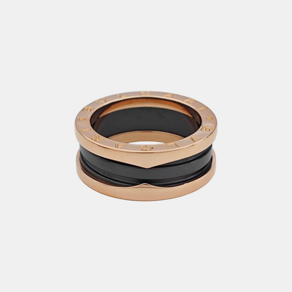 B.ZERO1 18k Rose Gold Ring EU 54