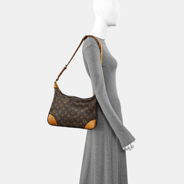 BOULOGNE Monogram Coated Canvas Brown