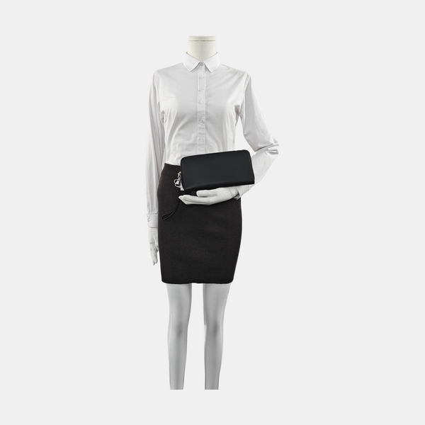 Leather Clutch Black