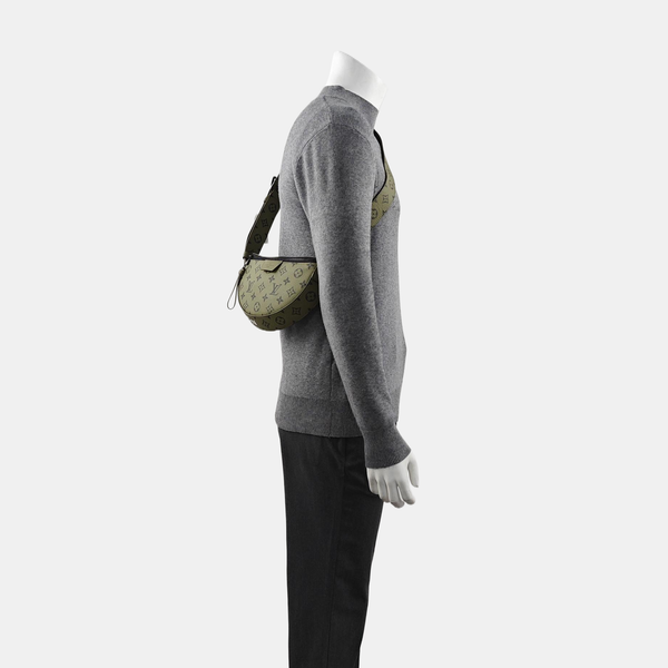Monogram Coated Canvas Belt Bag Green