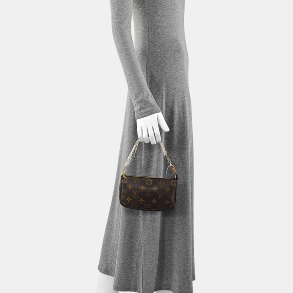 ACCESSOIRES Mini Monogram Coated Canvas Brown