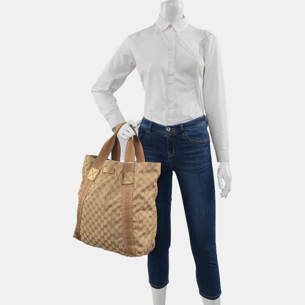 Monogram Canvas Beige