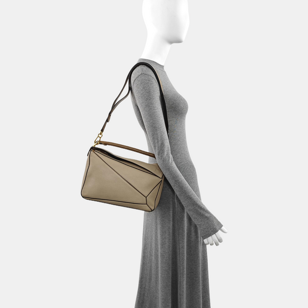 Puzzle Medium Calfskin Brown
