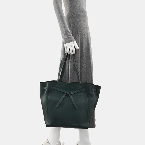 CABAS PHANTOM Small Calfskin Green