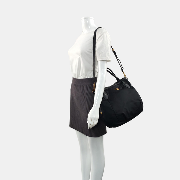 Nylon Tote Bag Black