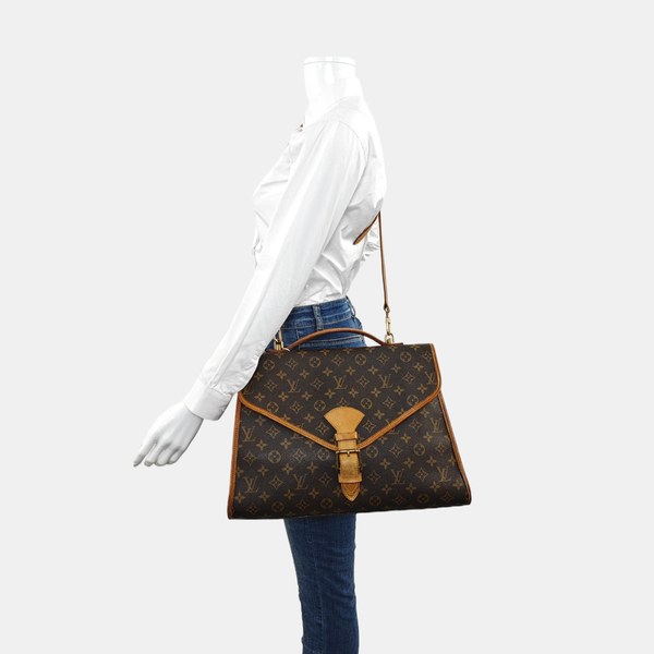 BEL AIR GM Monogram Coated Canvas Brown