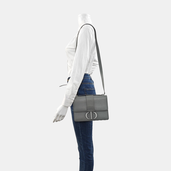 30 Montaigne Medium Calfskin Gray