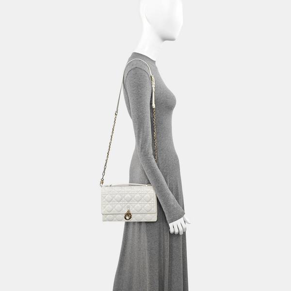 My Dior MISS DIOR Cannage Lambskin White
