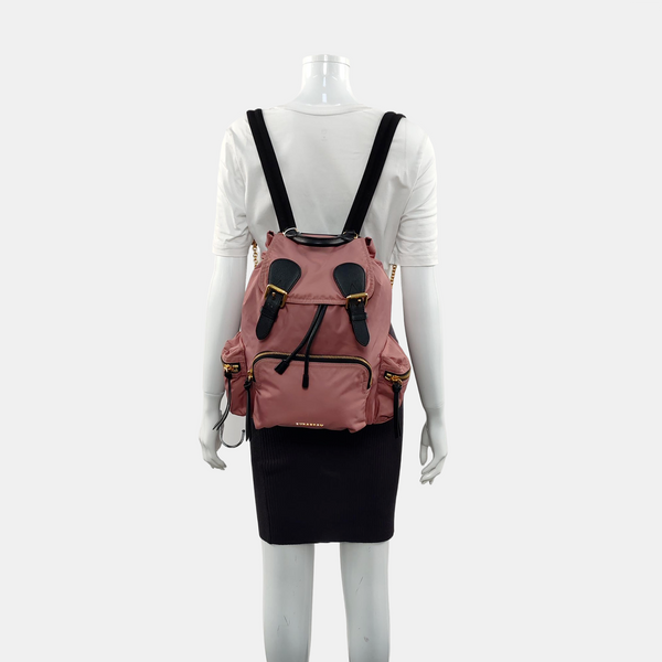 The Rucksack Medium Nylon Beige