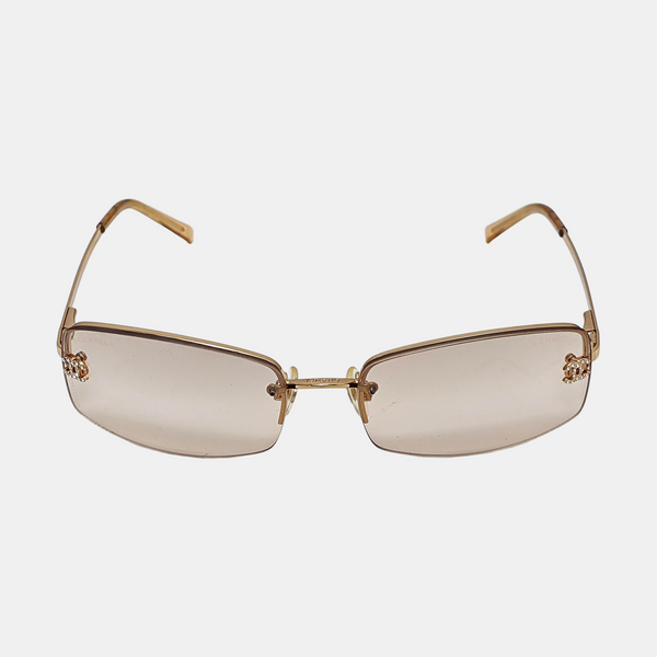 Metal Sunglasses Brown