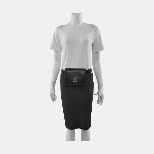 TB Mini Calfskin Black