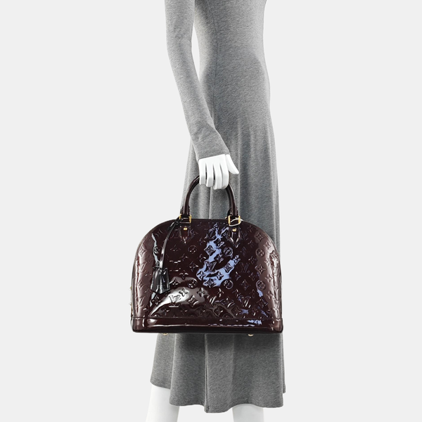 ALMA MM Patent Leather Red