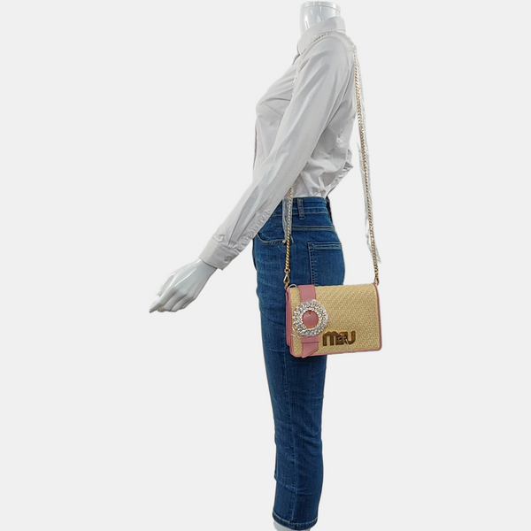 My Miu Straw Beige