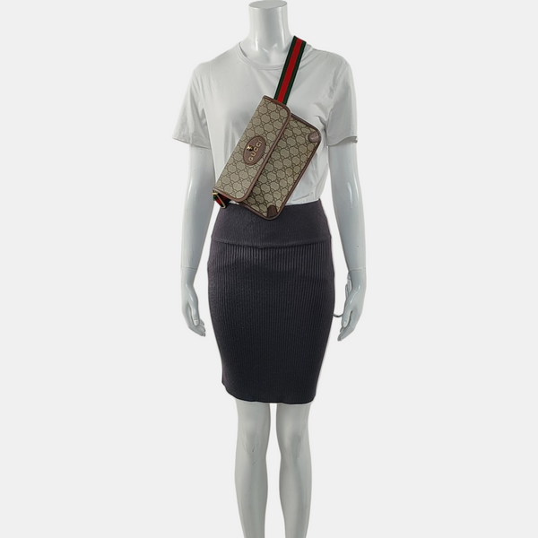Neo Vintage Monogram Coated Canvas Beige