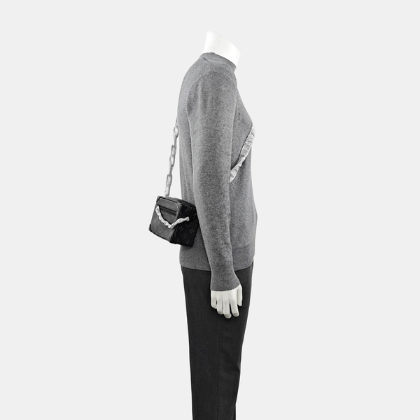 SOFT TRUNK Mini Monogram Coated Canvas Black