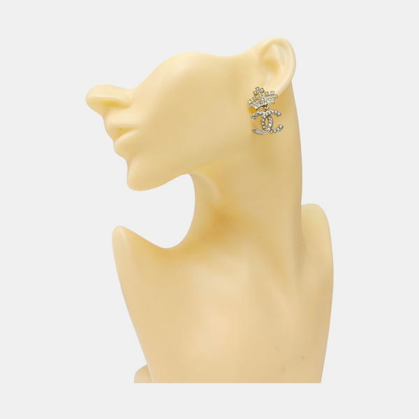 Metal Gold Stud Earrings