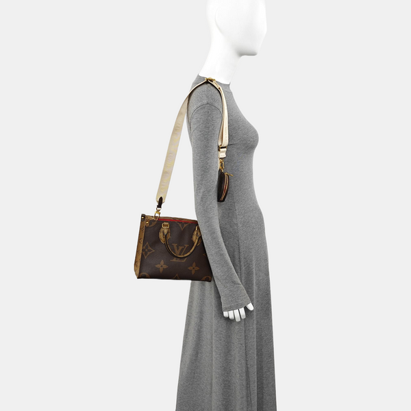ONTHEGO PM Monogram Coated Canvas Brown