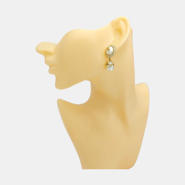 Metal Gold Stud Earrings