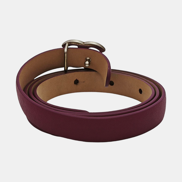 Leather Belt Purple