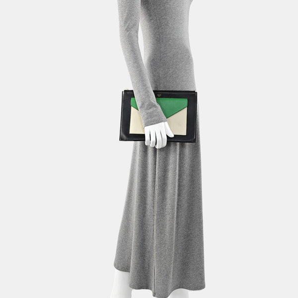 Calfskin Clutch Multicolor
