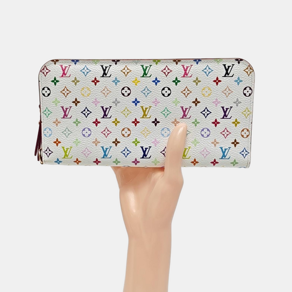 LV × TM INSOLITE Monogram Coated Canvas White Wallet