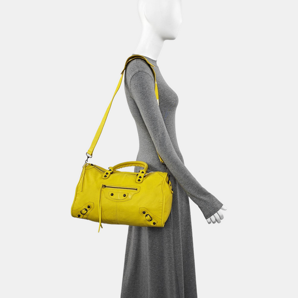 Twiggy Lambskin Yellow