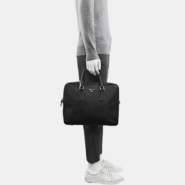 Suitcase Calfskin Black
