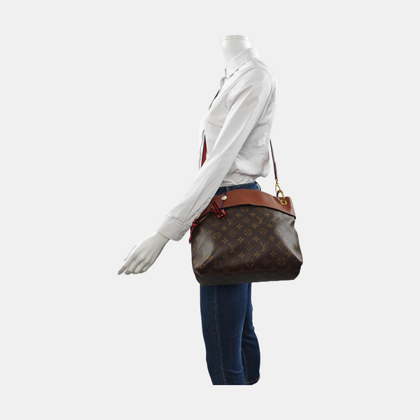 TUILERIES Monogram Coated Canvas Brown
