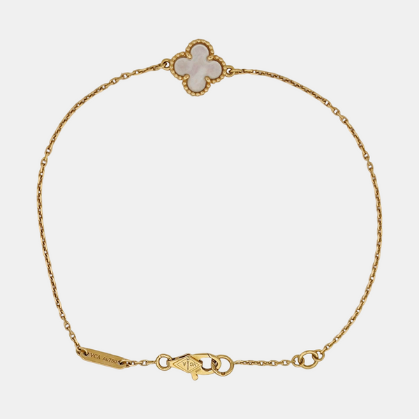 Sweet Alhambra 18k Gold Bracelet