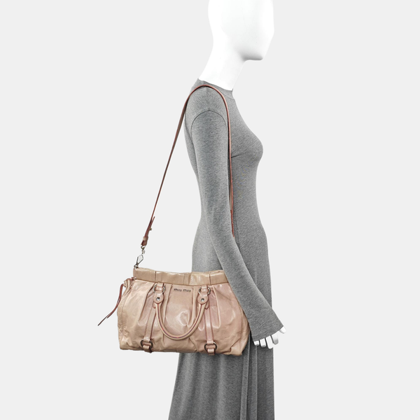 Calfskin Tote Bag Pink