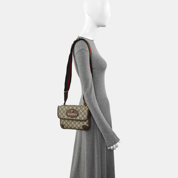 Neo Vintage Small Monogram Coated Canvas Beige