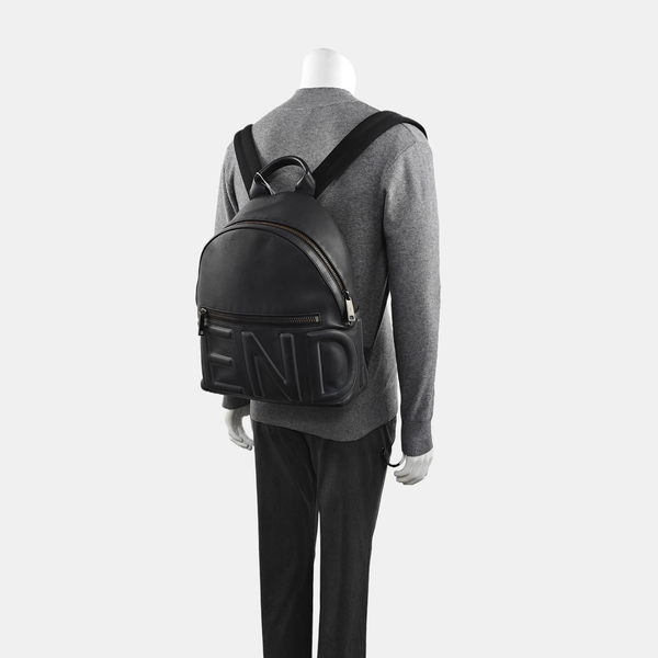 Calfskin Backpack Black