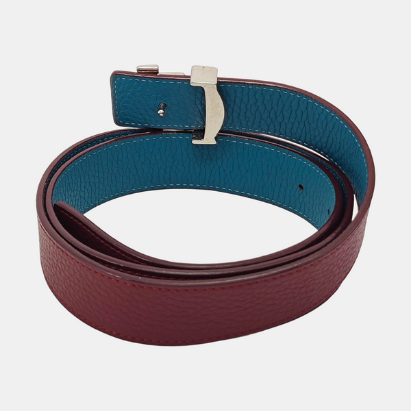 Leather Belt Red