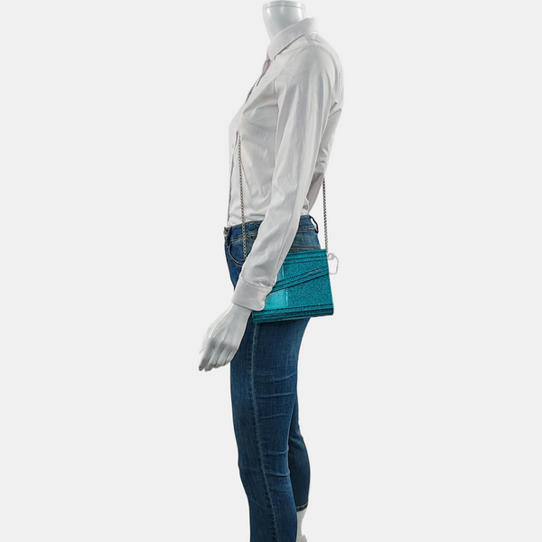 Special Material Crossbody Bag Blue