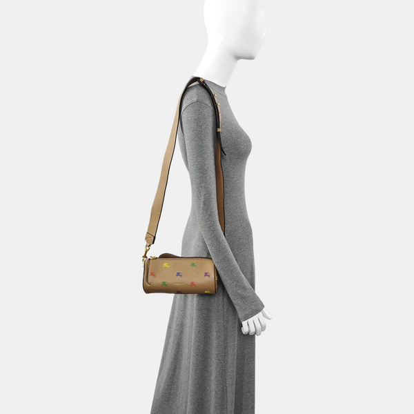Calfskin Shoulder Bag Brown