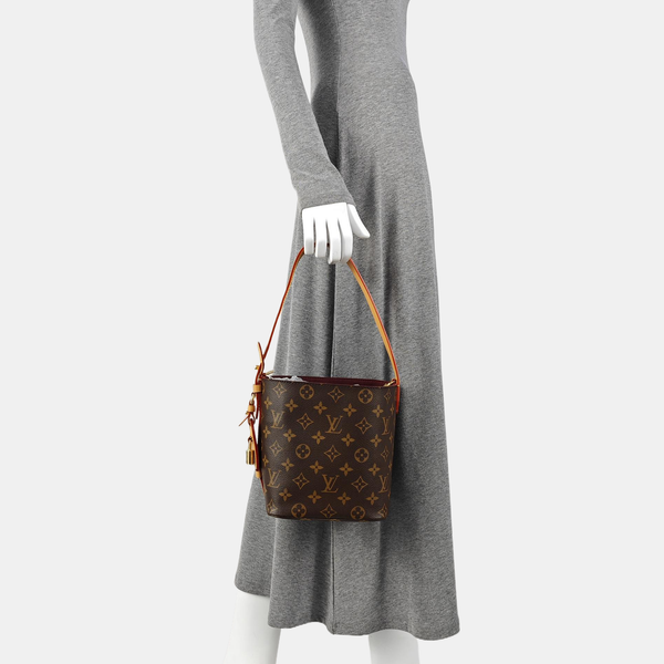 ALL IN Monogram Coated Canvas Brown