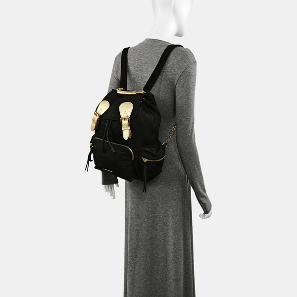 The Rucksack Medium Nylon Black