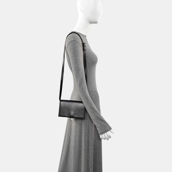 Calfskin Shoulder Bag Black