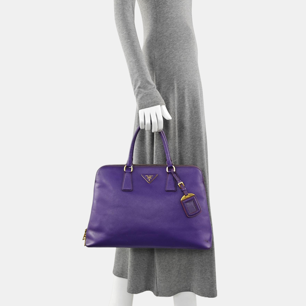 Promenade Saffiano Calfskin Purple