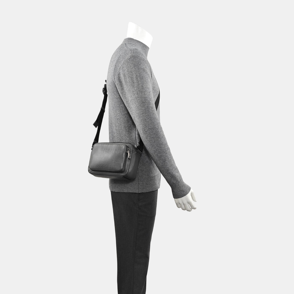 Calfskin Shoulder Bag Gray