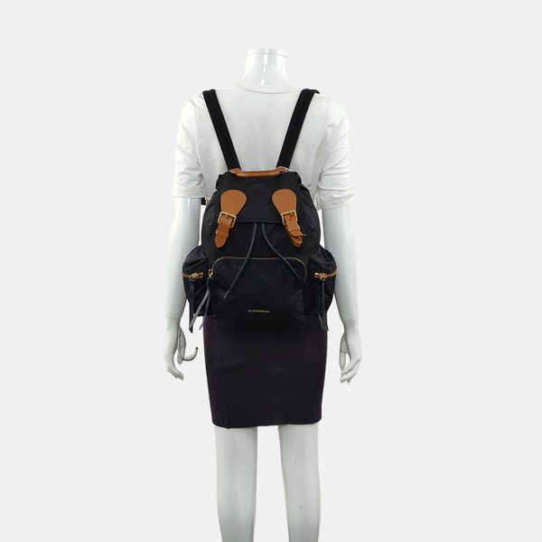 The Rucksack Medium Nylon Black