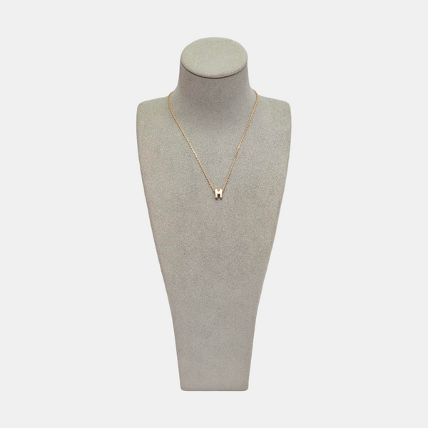 Pop H Metal Rose Gold Necklace