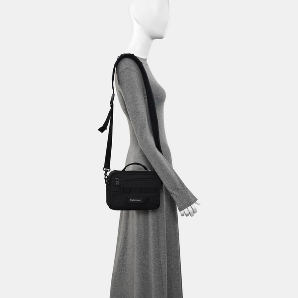 Canvas Shoulder Bag Black