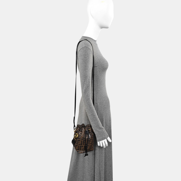 Mon Tresor Mini Monogram Calfskin Brown