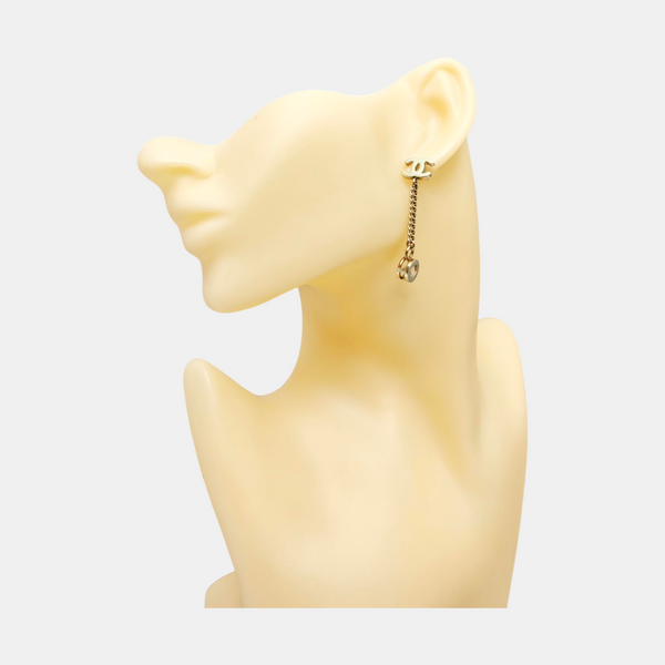 Metal Gold Stud Earrings