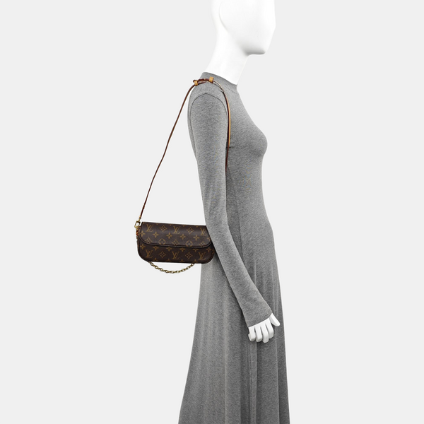 IVY Monogram Coated Canvas Brown