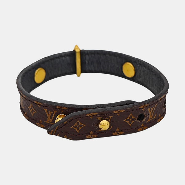 BLOOMING Coated Canvas Brown Bangle