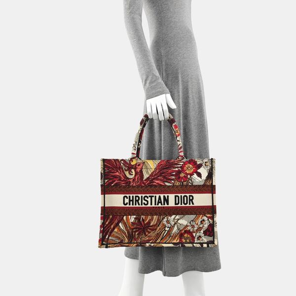 Book Tote Medium Canvas Multicolor