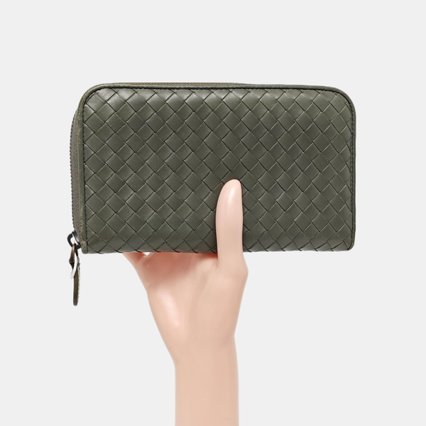 Calfskin Wallet Green