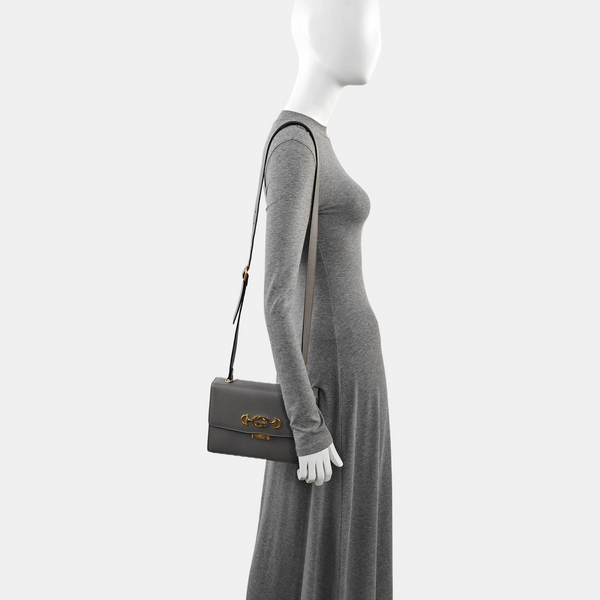 Zumi Small Calfskin Gray